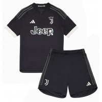 Echipament fotbal Juventus Tricou Treilea 2023-24 pentru copii maneca scurta (+ Pantaloni scurti)
